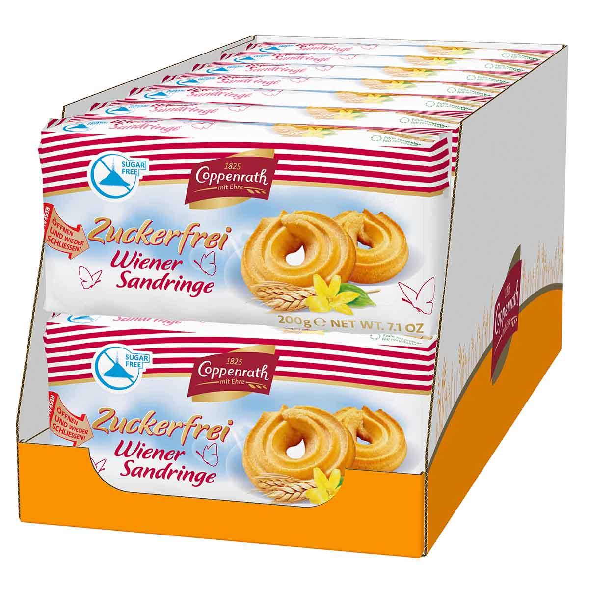 Coppenrath zuckerfrei Wiener Sandringe 200 g
