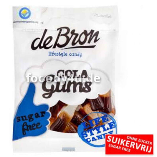 De Bron Cola Gums zuckerfrei 100 g
