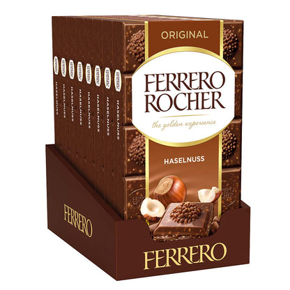 Ferrero Rocher Tafel Schokolade 8 x 90 g