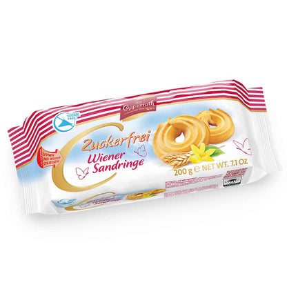 Coppenrath zuckerfrei Wiener Sandringe 200 g