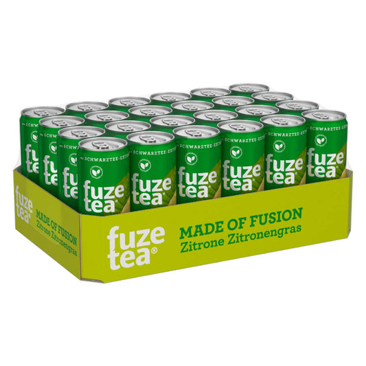 Fuze Tea Zitrone Zitronengras Dose 24 x 330 ml