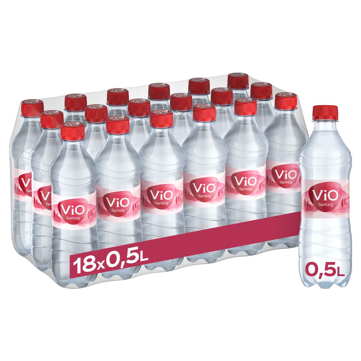 ViO spritzig natürliches Mineralwasser 18 x 0,5 l