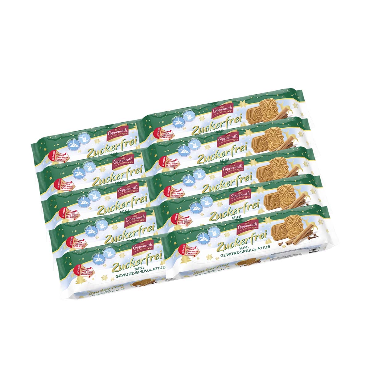 Coppenrath Mini Gewürz-Spekulatius zuckerfrei & laktosefrei 150g