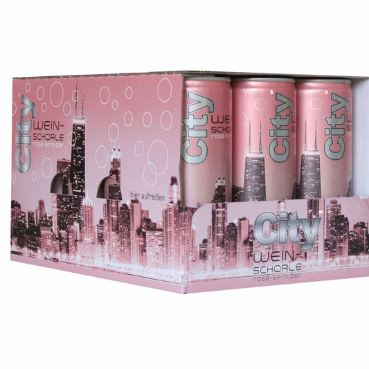 City Weinschorle Rosé 6,5 % 12 x 250 ml