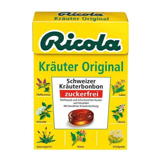 Ricola Kräuter Original Box zuckerfrei 10 x 50 g