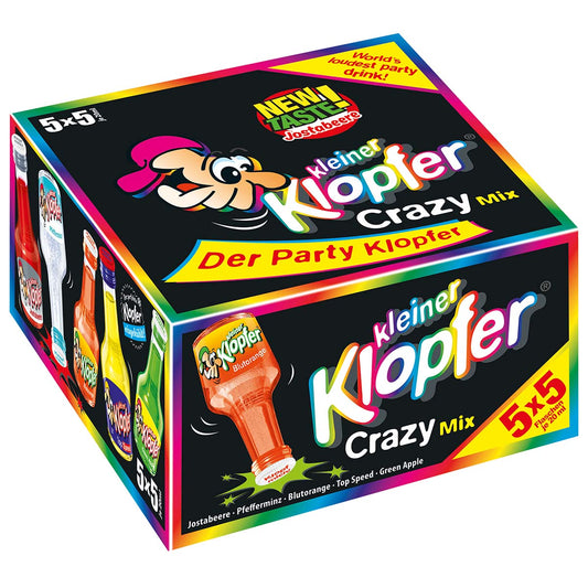 Kleiner Klopfer Crazy Mix 5 Sorten 15-16% vol. 25 x 0,02 l