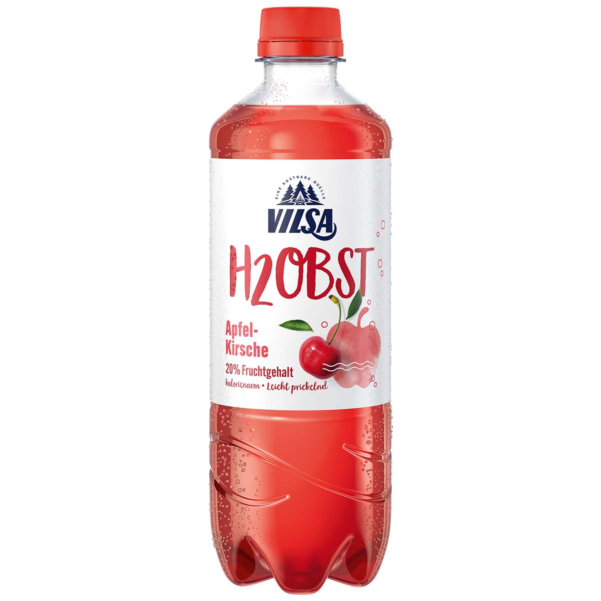 Vilsa H2 Obst Apfel-Kirsche 6 x 500 ml