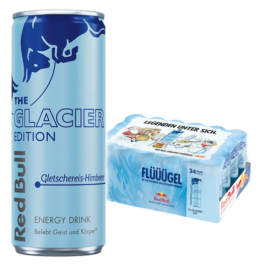Red Bull Glacier Edition Gletschereis Himbeer 24 x 250 ml