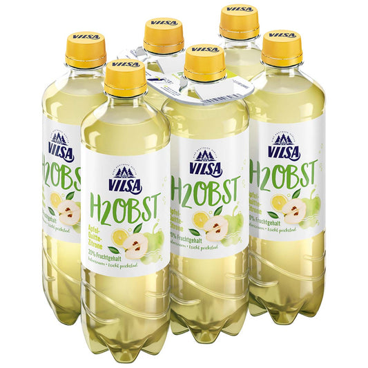 Vilsa H2 Obst Apfel-Quitte-Zitrone 6 x 500 ml