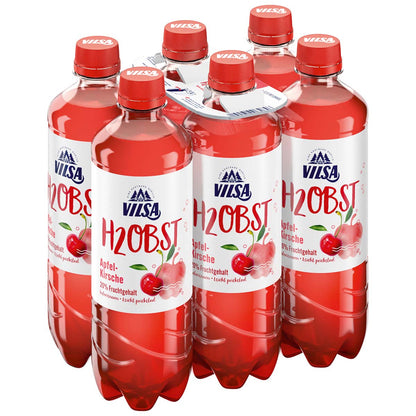 Vilsa H2 Obst Apfel-Kirsche 6 x 500 ml
