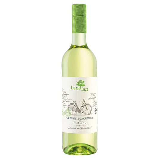 Landlust Bio Vegan Grauer Burgunder Riesling QBA trocken 6 x 750 ml