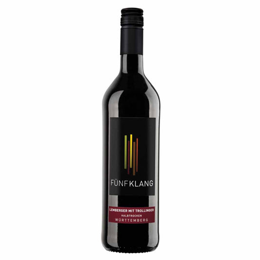 Fünfklang Lemberger Trollinger rot halbtrocken QbA 6 x 750 ml