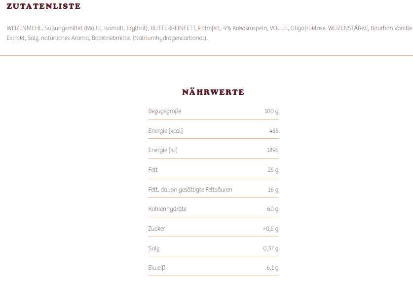 Coppenrath zuckerfreies Feingebäck Bundle (7 Artikel) 1,4 kg