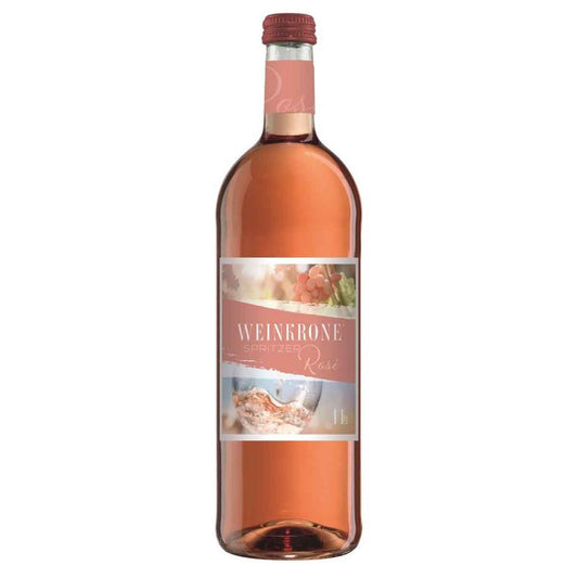 Weinkrone Spritzer Rosé Weinschorle fruchtig 6 x 1 l