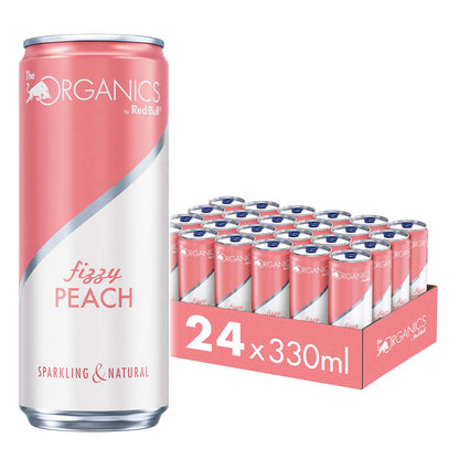 Red Bull Organics Fizzy Peach 24 x 330 ml