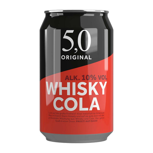 5,0 Original Whisky Cola 10 % 24 x 330 ml