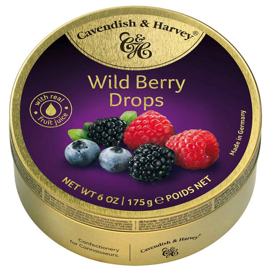 Cavendish & Harvey Wild Berry Drops 9 x 175 g