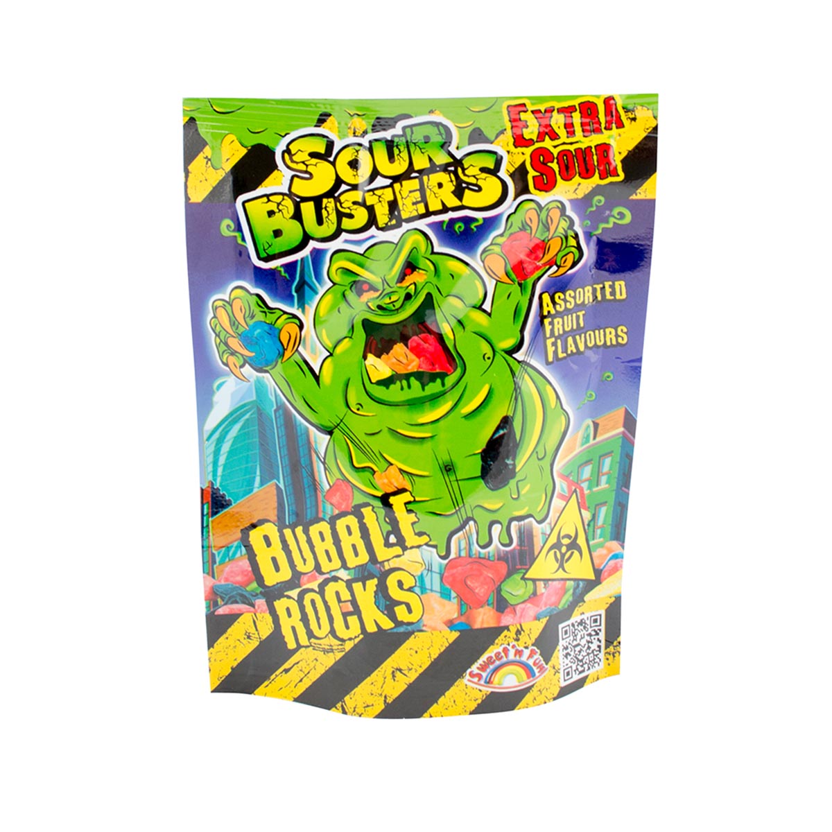 Sour Busters Bubble Rocks Gum Nuggets 12 x 50 g