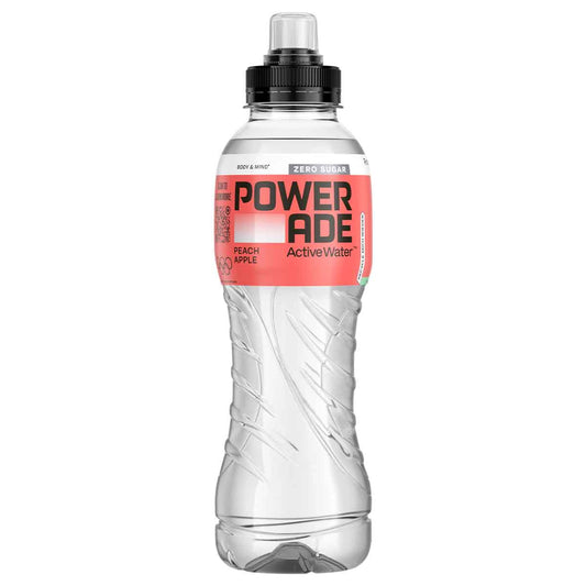 Powerade Active Water  ZERO Peach Apple 12 x 500 ml