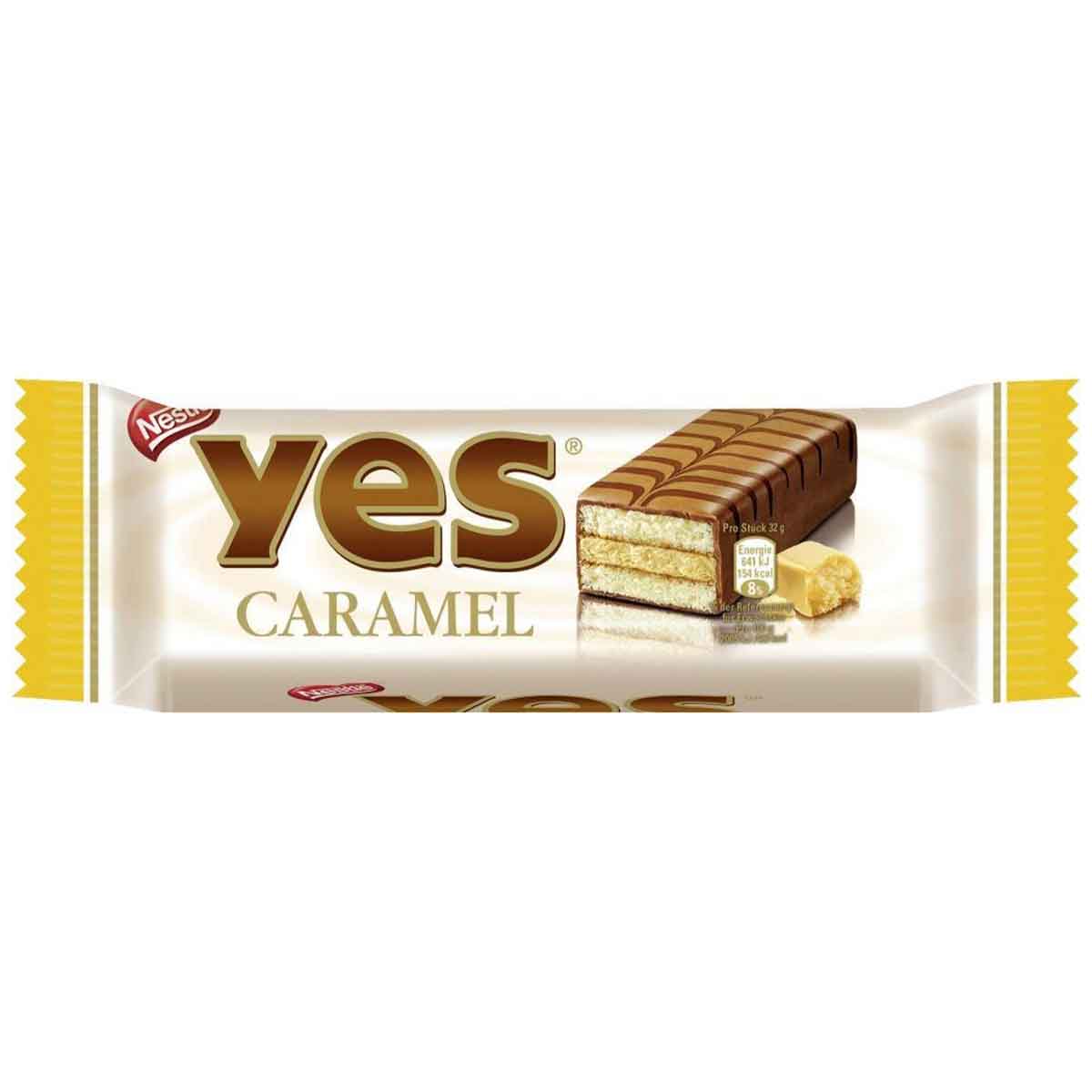 Yes Caramel Kuchenriegel 12 x 32 g