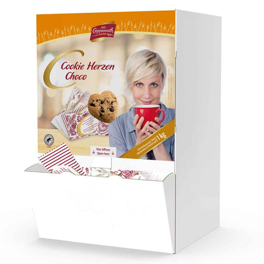 Coppenrath Cookie-Herzen Schoko 200 Stück 1 kg