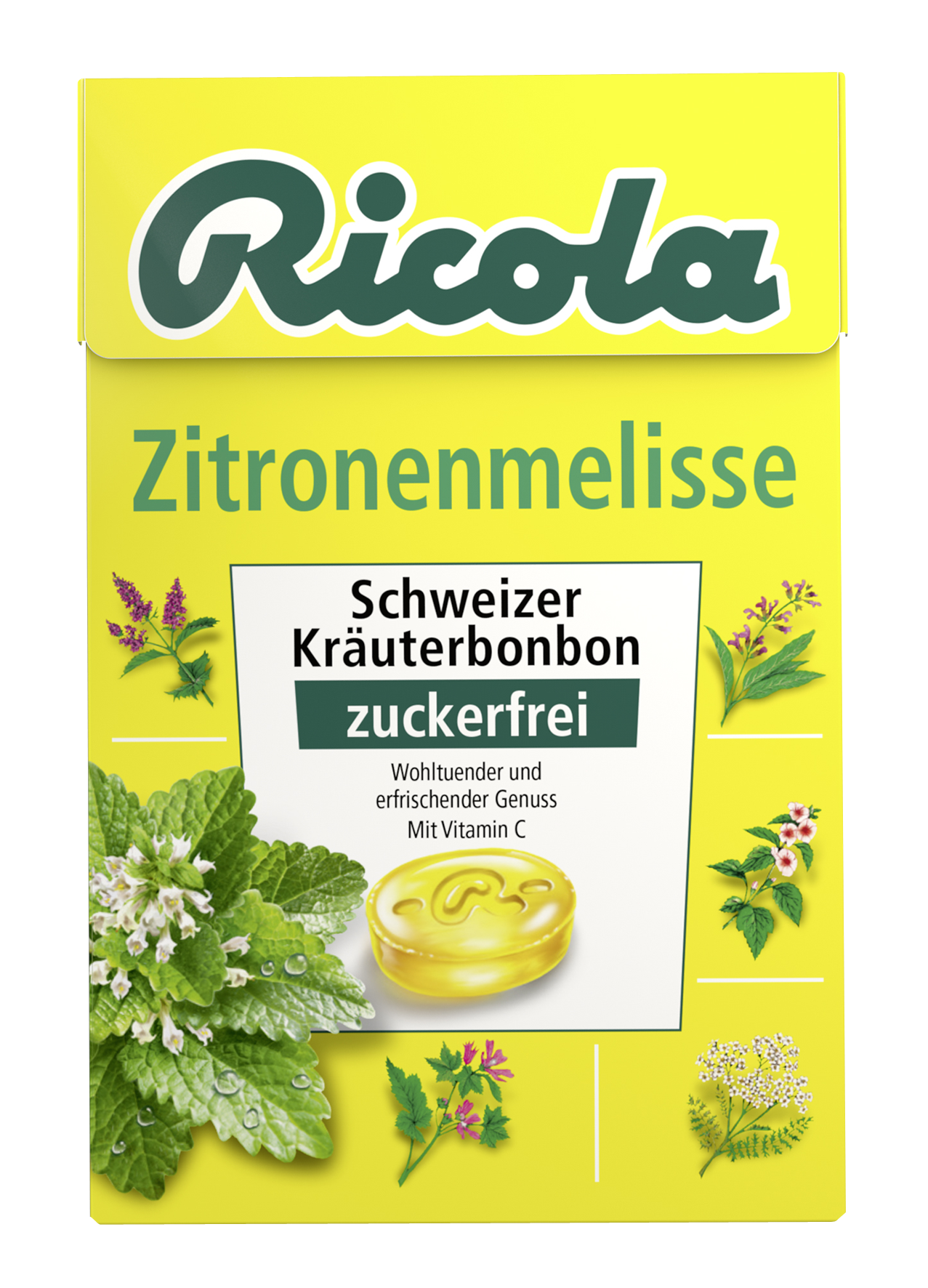Ricola Zitronenmelisse zuckerfrei 10 x 50 g