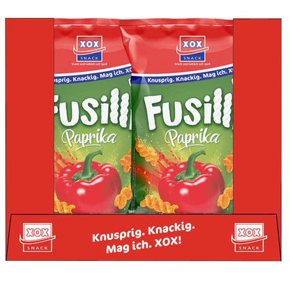 XOX Fusilli Paprika 10 x 125 g