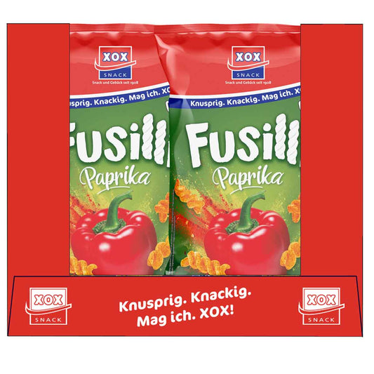 XOX Fusilli Paprika 10 x 125 g