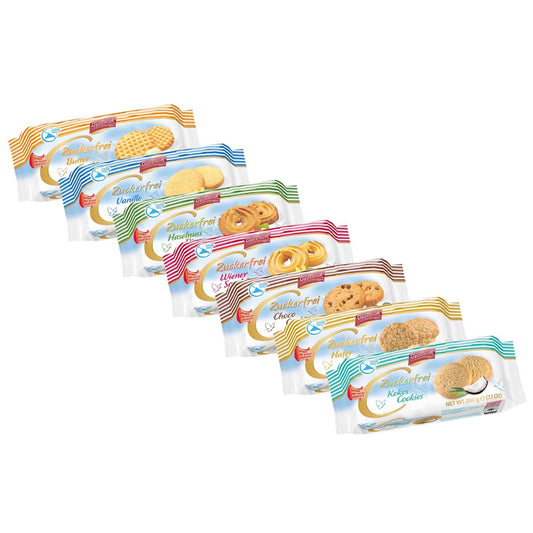 Coppenrath zuckerfreies Feingebäck Bundle (7 Artikel) 1,4 kg