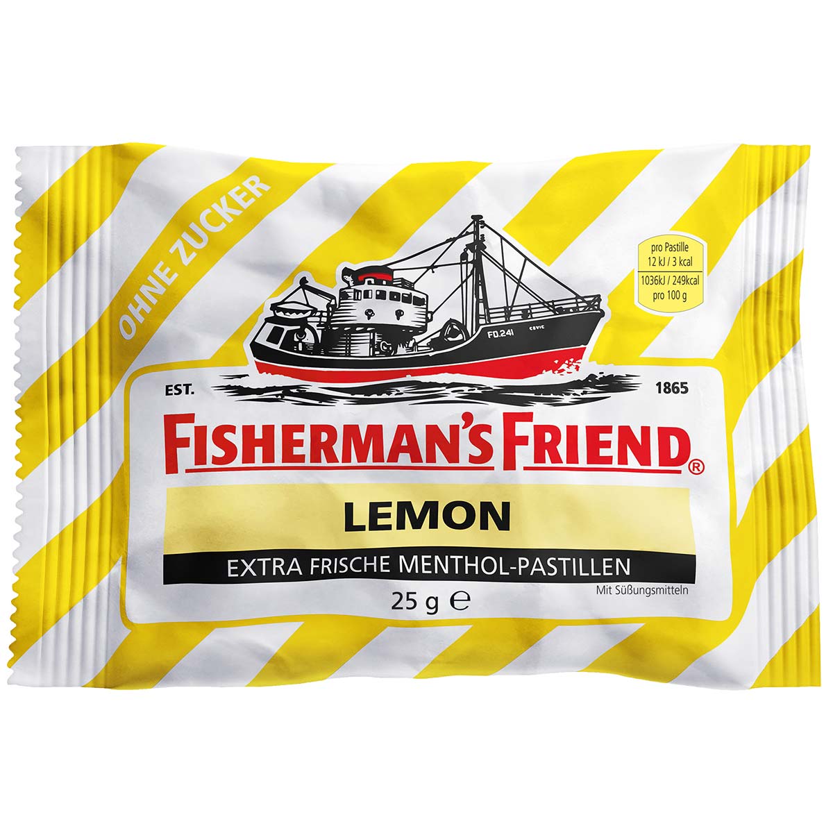 Fisherman's Friend Lemon ohne Zucker 24 x 25 g
