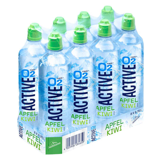 Active O2 Apfel Kiwi 8 x 750 ml