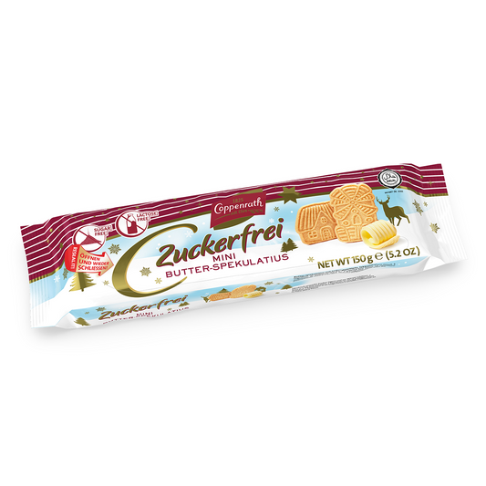 Coppenrath Mini Butter-Spekulatius zuckerfrei & laktosefrei 150 g