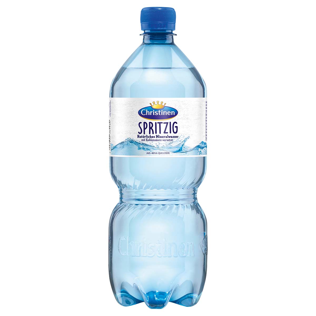Christinen Spritzig natürliches Mineralwasser 6 x 1 l