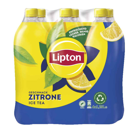 Lipton Ice Tea Lemon / Zitrone 6 x 1,25 l