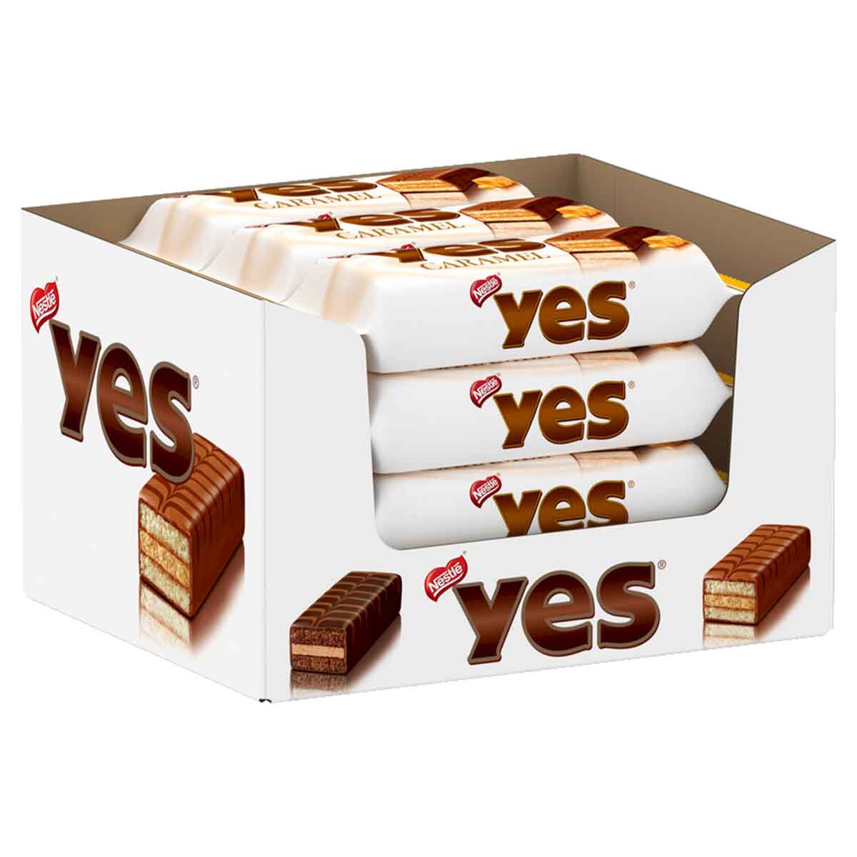 Yes Caramel Kuchenriegel 12 x 32 g