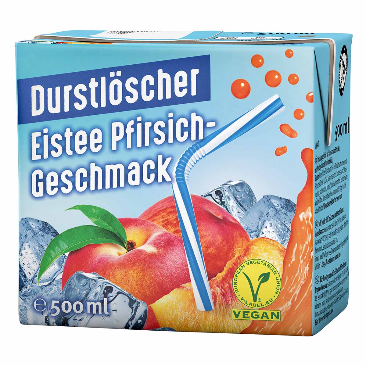 Durstlöscher Pfirsich Eistee 12 x 500 ml