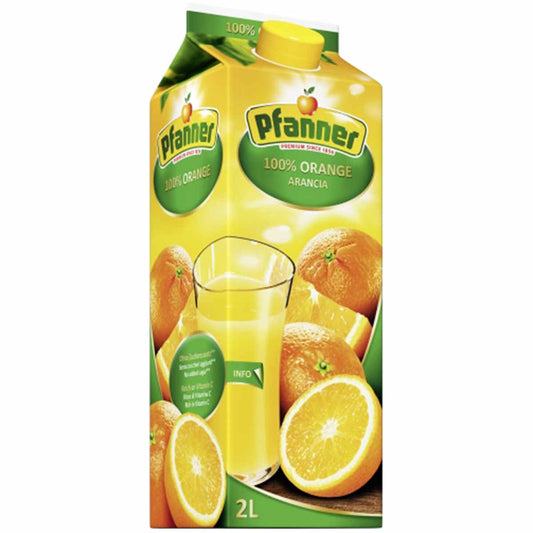 Pfanner Orangensaft 100 % 6 x 2 l