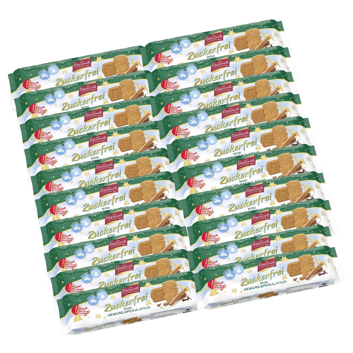 Coppenrath Mini Gewürz-Spekulatius zuckerfrei & laktosefrei 150g