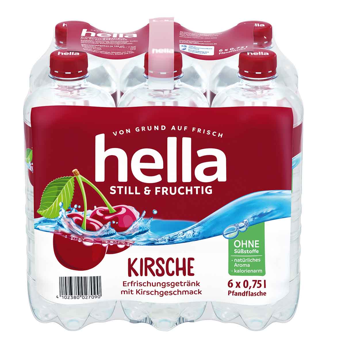 hella still & fruchtig Kirsche 6 x 750 ml