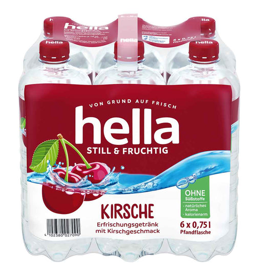 hella still & fruchtig Kirsche 6 x 750 ml
