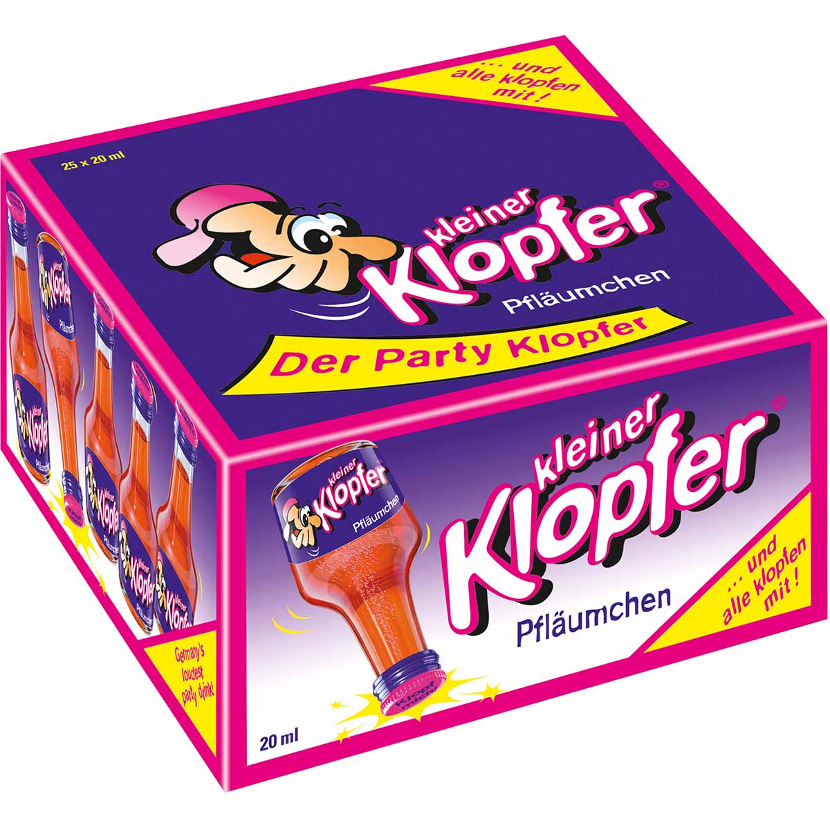 Kleiner Klopfer Pflaume 17% 25 x 20 ml