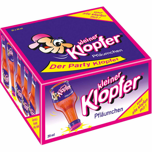 Kleiner Klopfer Pflaume 17% 25 x 20 ml