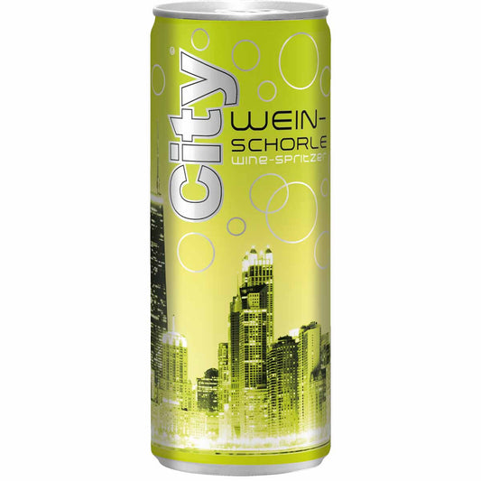 City Weinschorle Weiss 6,5 % 12 x 250 ml