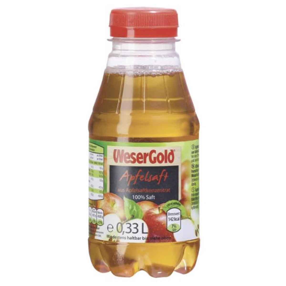 Wesergold Apfelsaft 6 x 330 ml