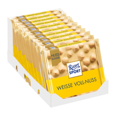 Ritter Sport Nussklasse Weisse Voll-Nuss 10 x 100 g
