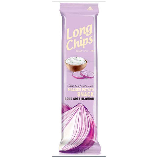 Long Chips Sour Cream & Onion Kartoffelsnack 20 x 75  g