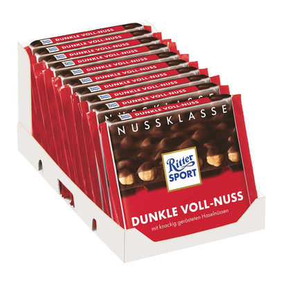 Ritter Sport Nussklasse Dunkle Voll-Nuss 100 g