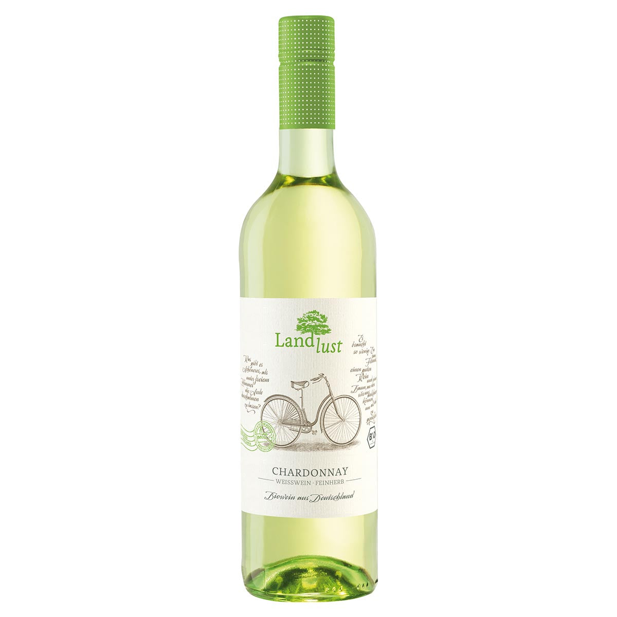 Landlust Bio Vegan Chardonnay, weiß feinherb 6 x 750 ml