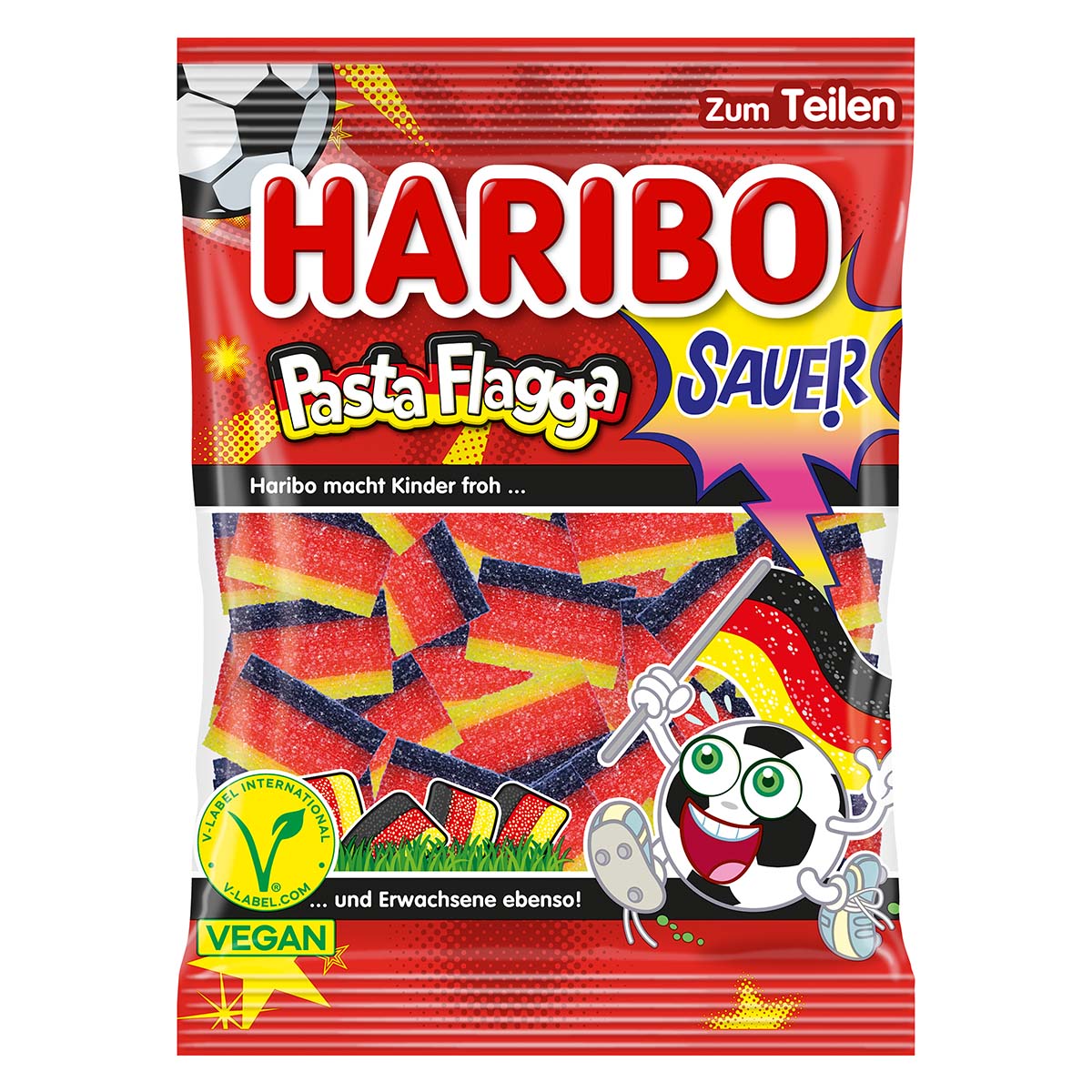 🎁 GRATIS Haribo Pasta Flagga 160 g (WM AKTION)