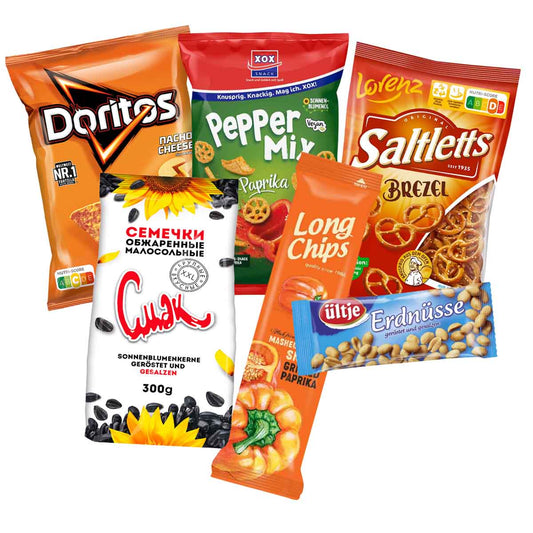 Knabber(zeug) Bundle (6 Artikel) 860 g